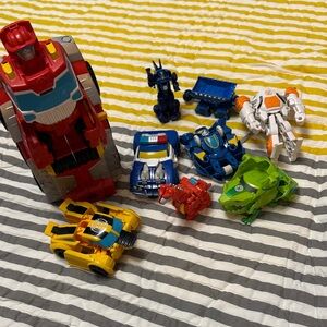 Hasbro Transformers Robot and Vehicle Set - Red, Blue, Yellow